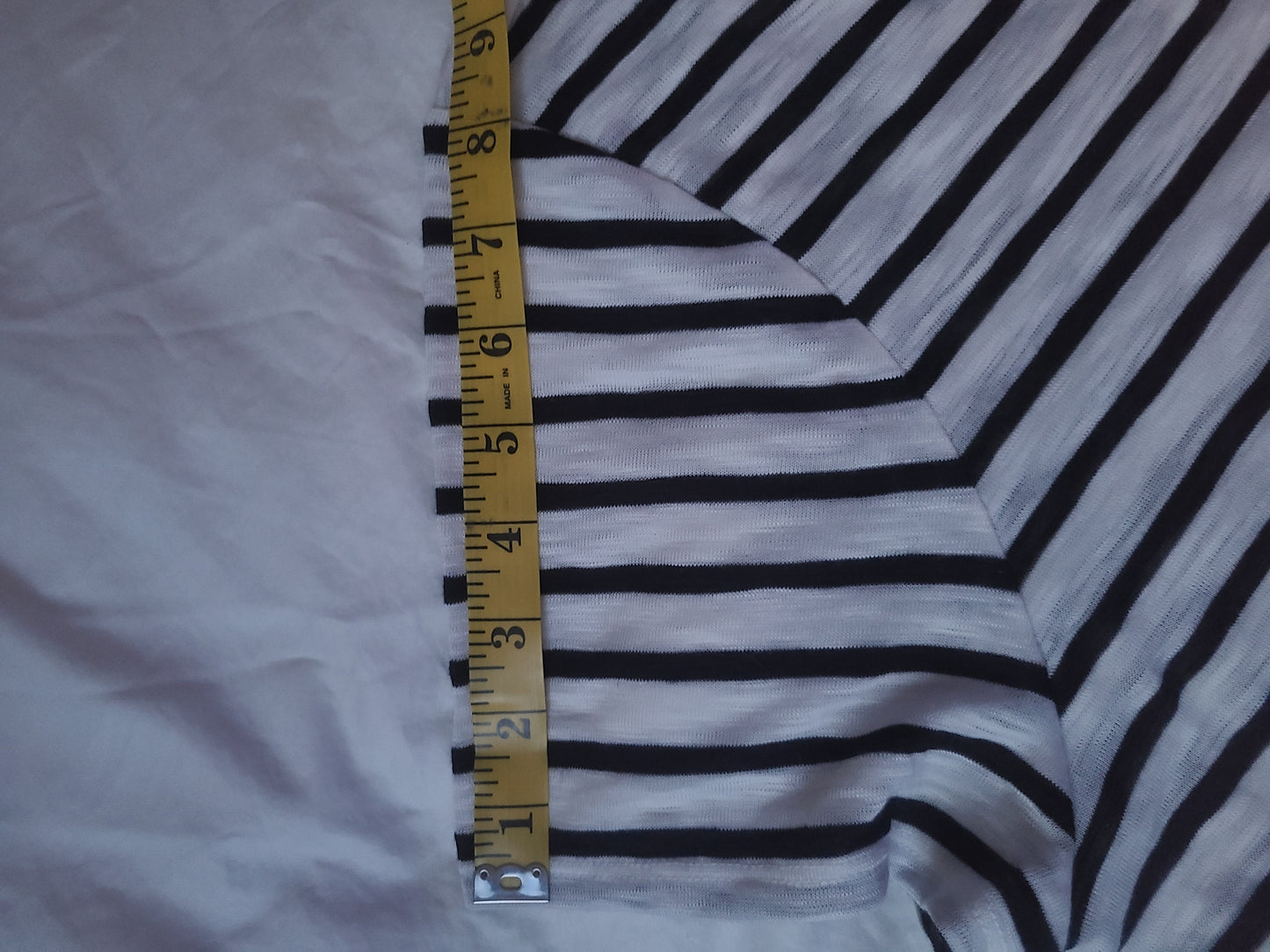 Loft Plus Size Striped Round Neck T-Shirt