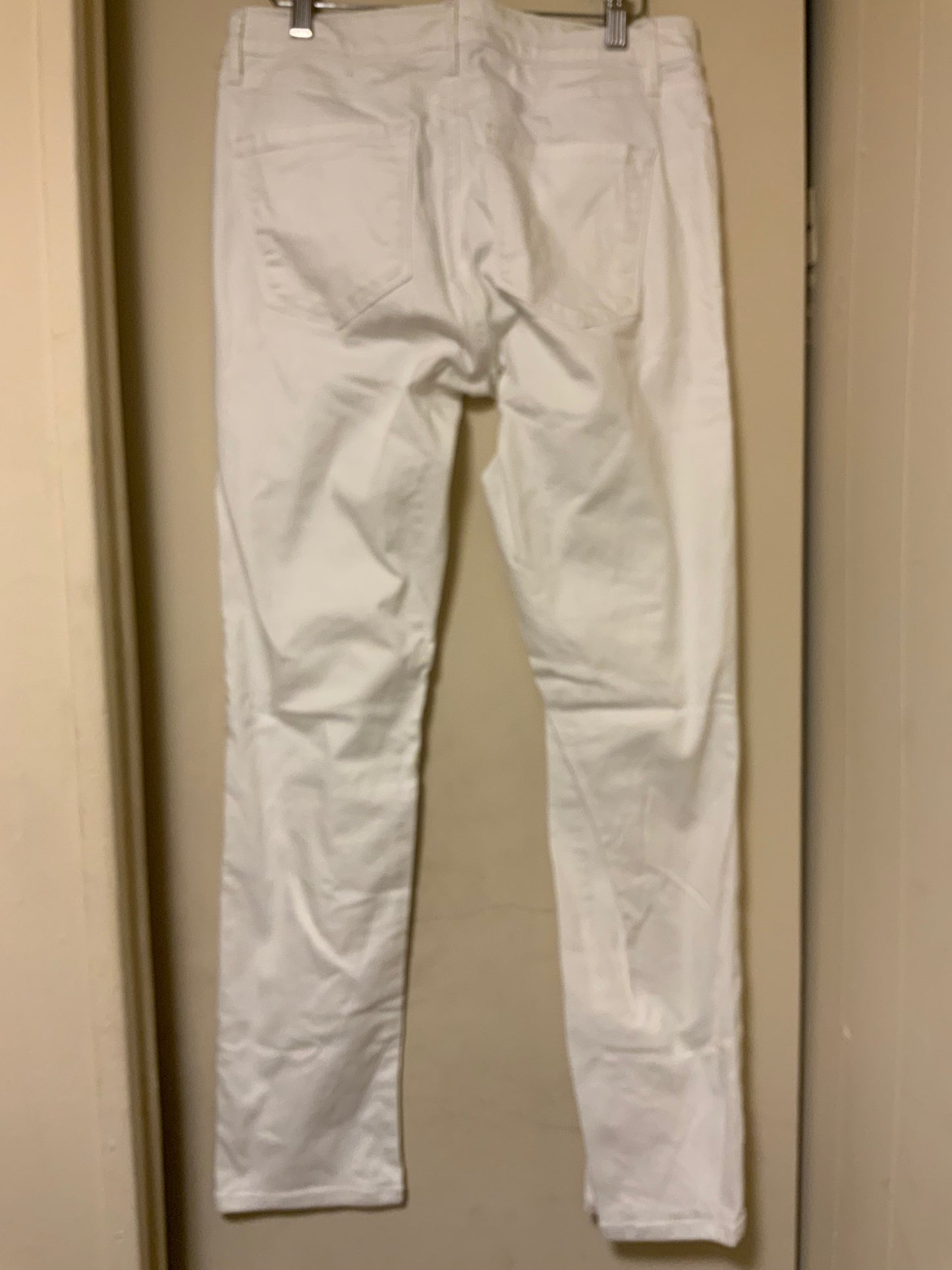 Ann Taylor Loft Curvy Straight Jeans in White