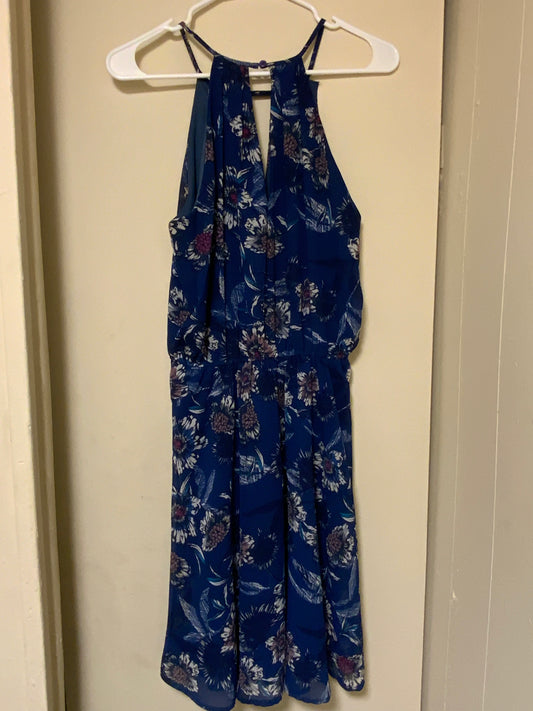 Japna Blue Floral Summer Dress