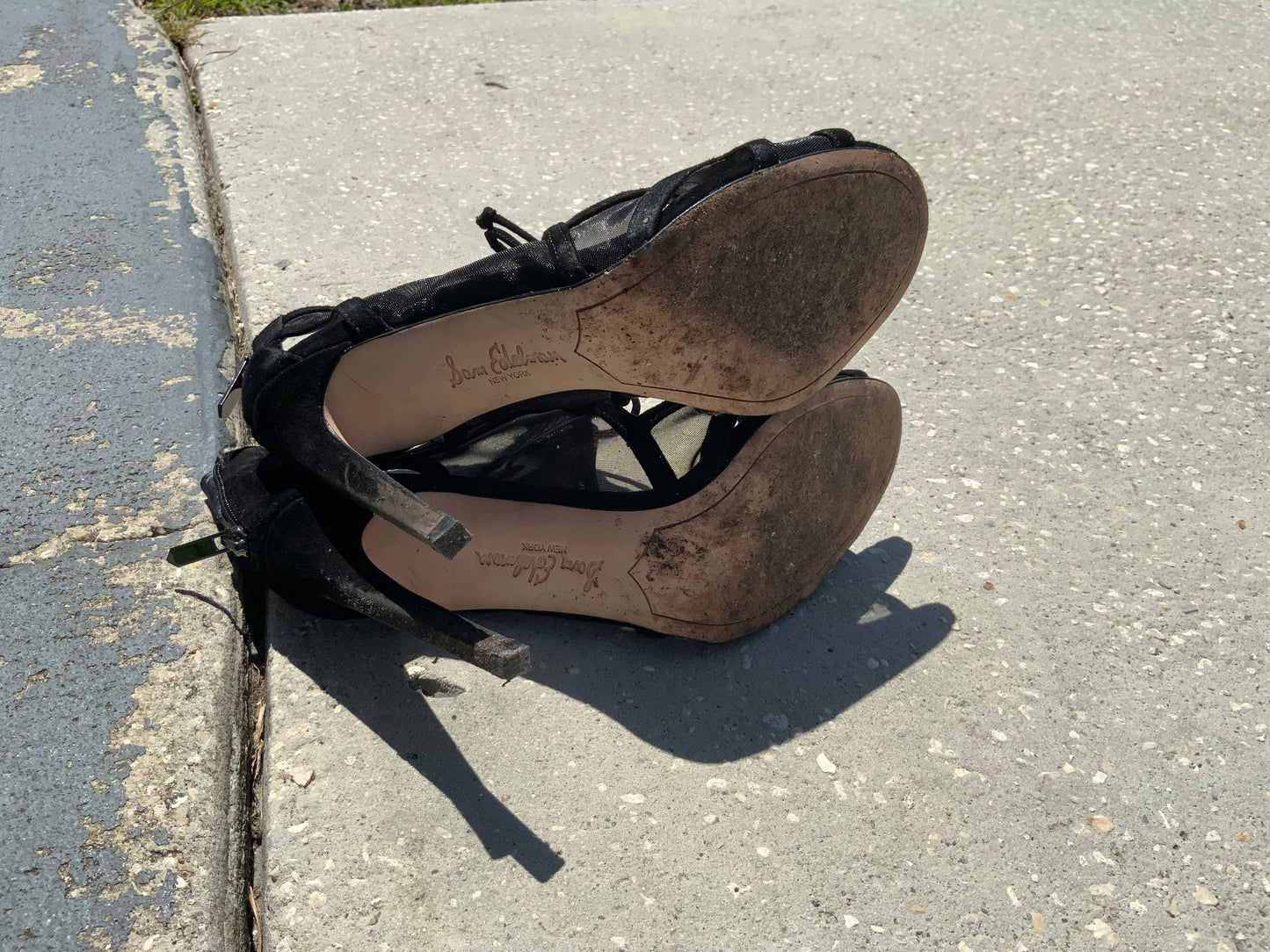 Sam Edelman Pompei Heels in Black Suede