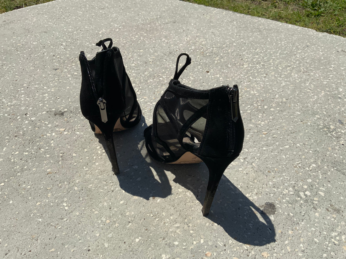 Sam Edelman Pompei Heels in Black Suede