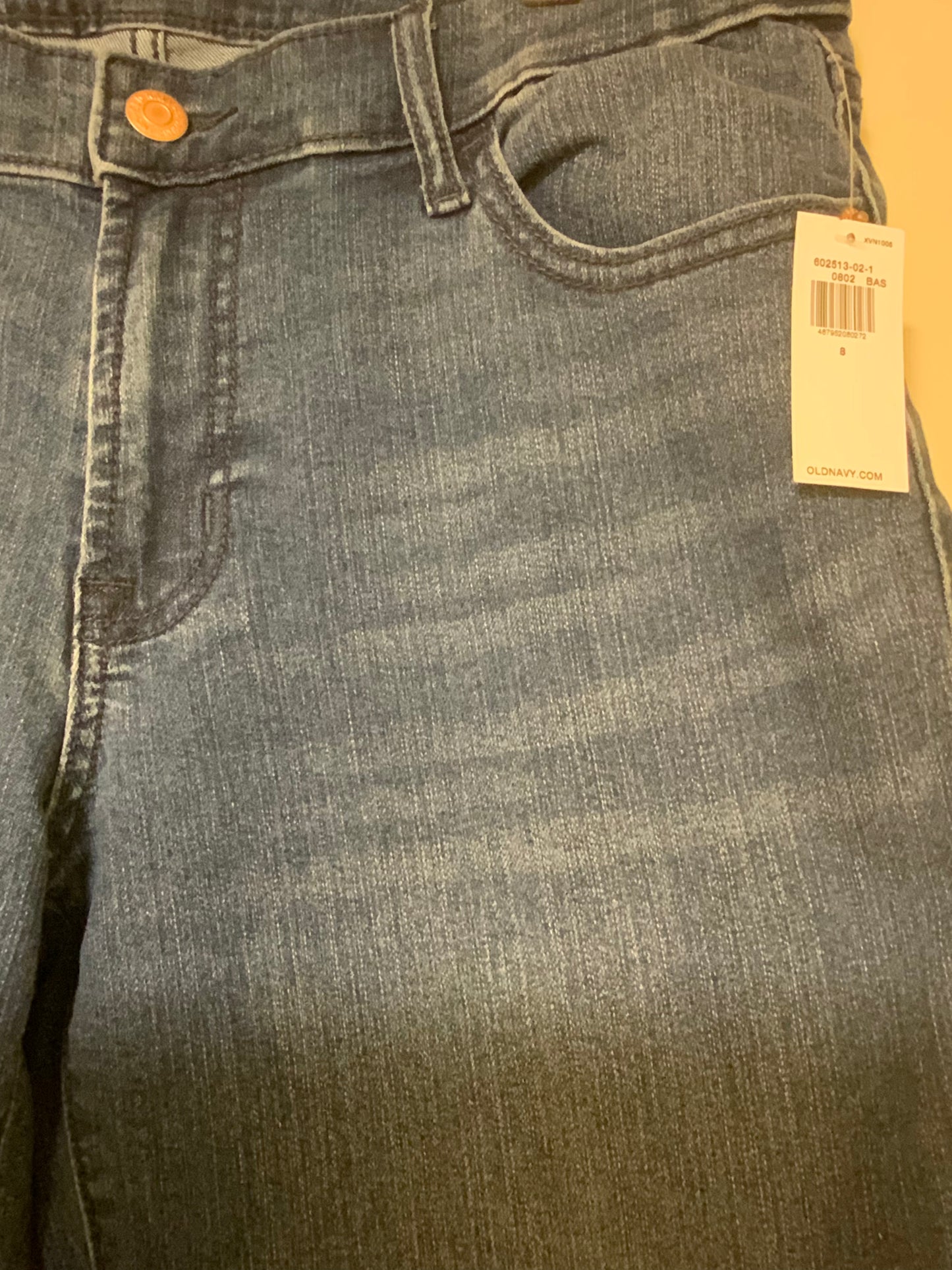 Old Navy Super Skinny Mid-Rise Jeans in Blue