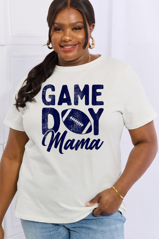 Simply Love Full Size "GAMEDAY MAMA" Graphic Cotton Tee