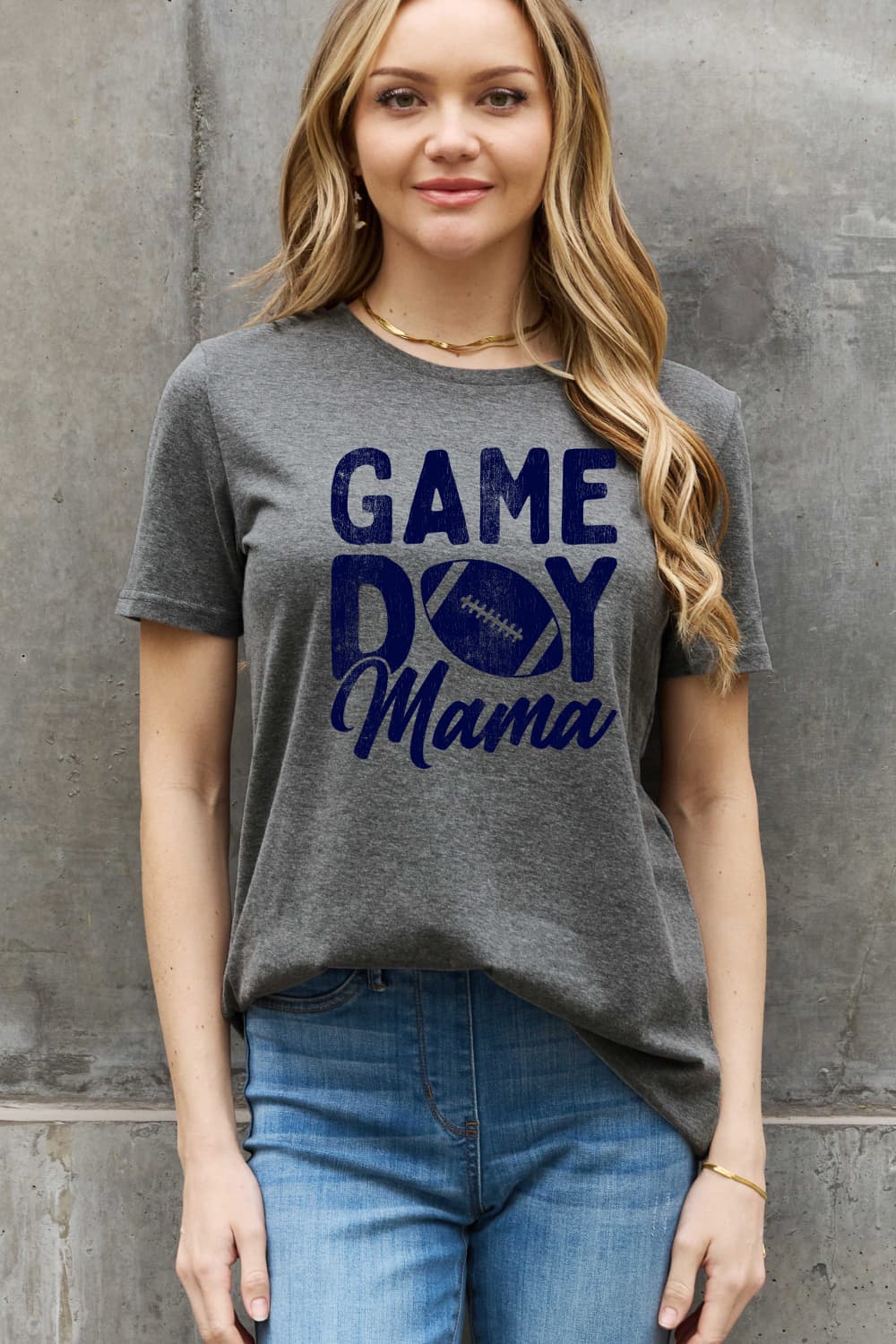 Simply Love Full Size "GAMEDAY MAMA" Graphic Cotton Tee