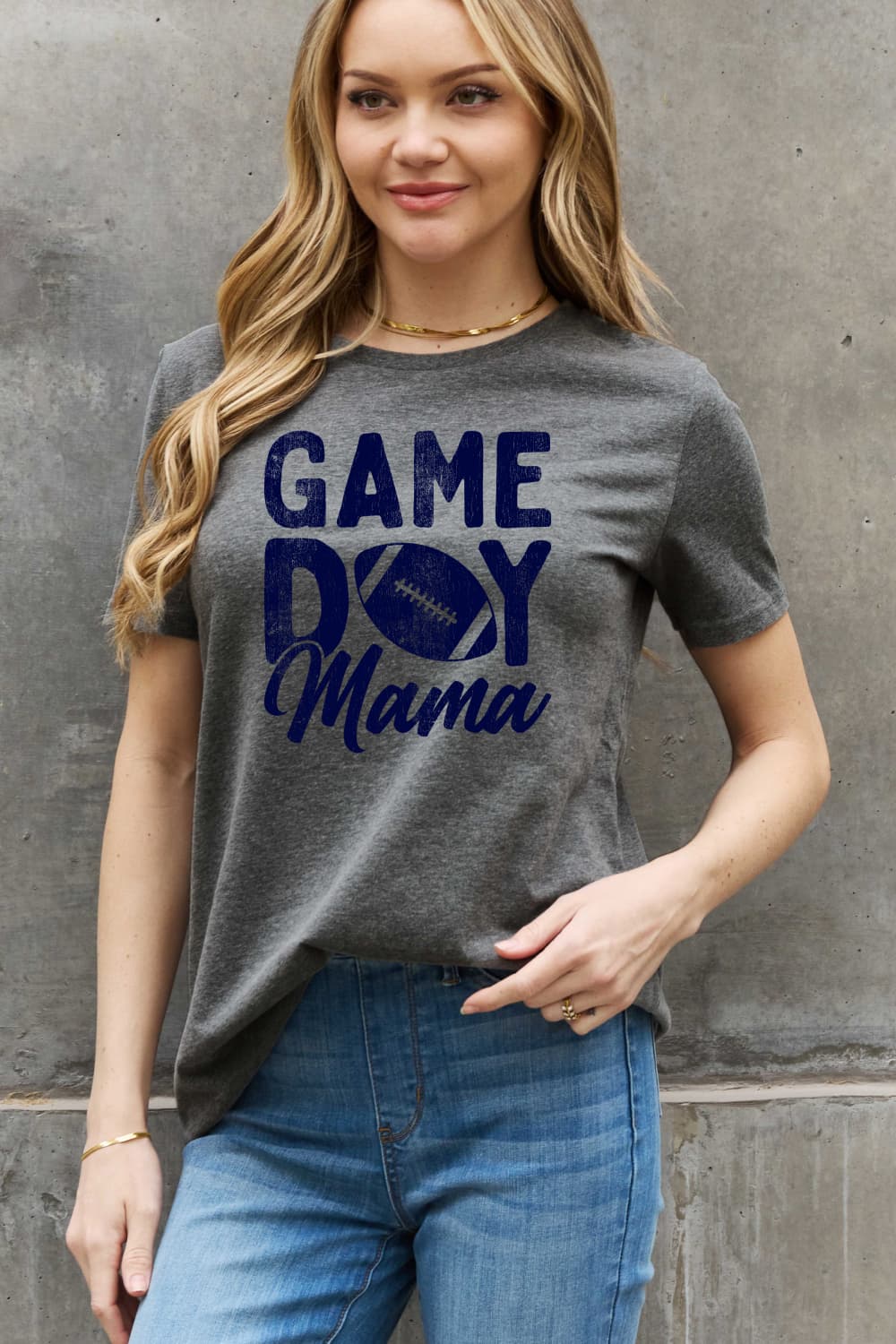 Simply Love Full Size "GAMEDAY MAMA" Graphic Cotton Tee